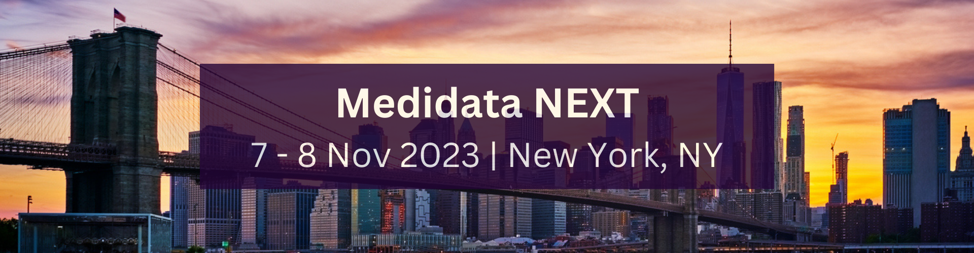 Medidata NEXT New York 7 - 8 Nov 2023  New York, NY (1)